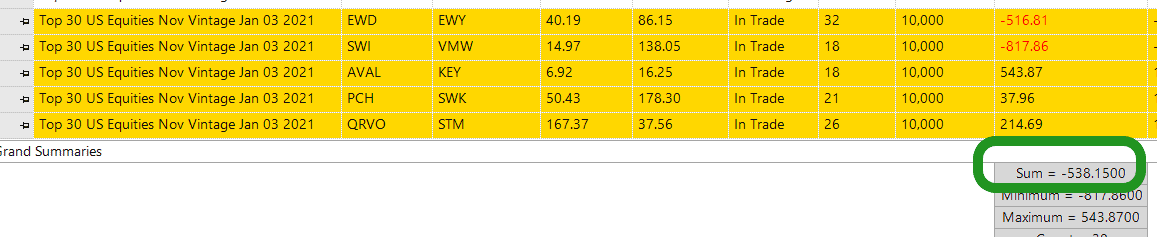 stock pair trading